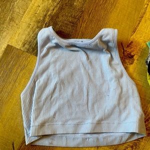 garage high tank in a birds egg blue colour